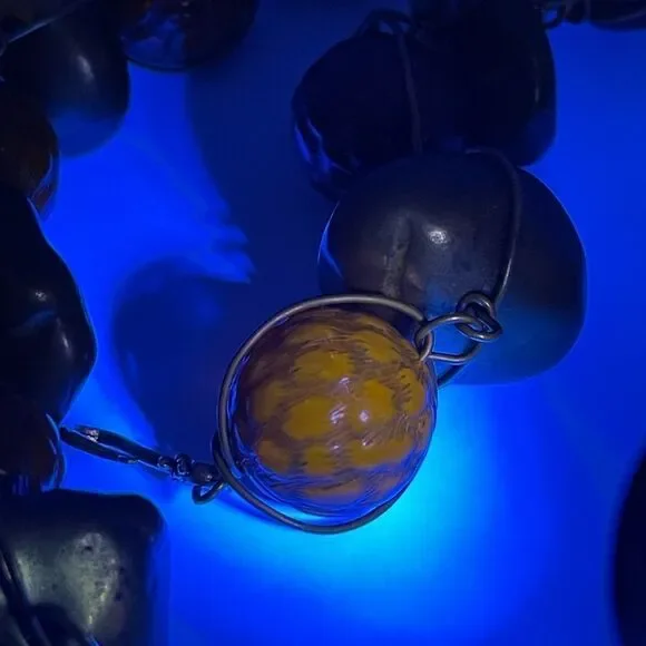 Vintage ABRA COUTURE chunky necklace choker - Picture 4 of 10